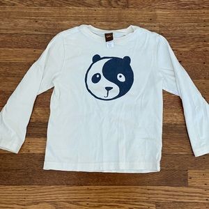Tea Collection Panda graphic tee.  Size 3